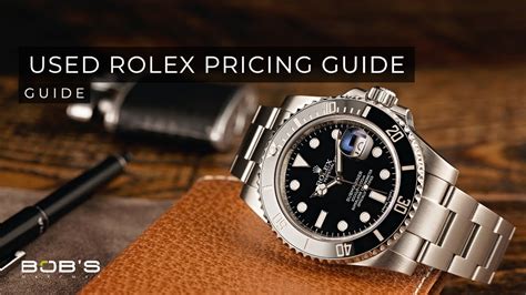 rolex used price|used rolex price guide.